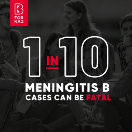 Social share post - 1 in 10 Meningitis B cases can be fatal
